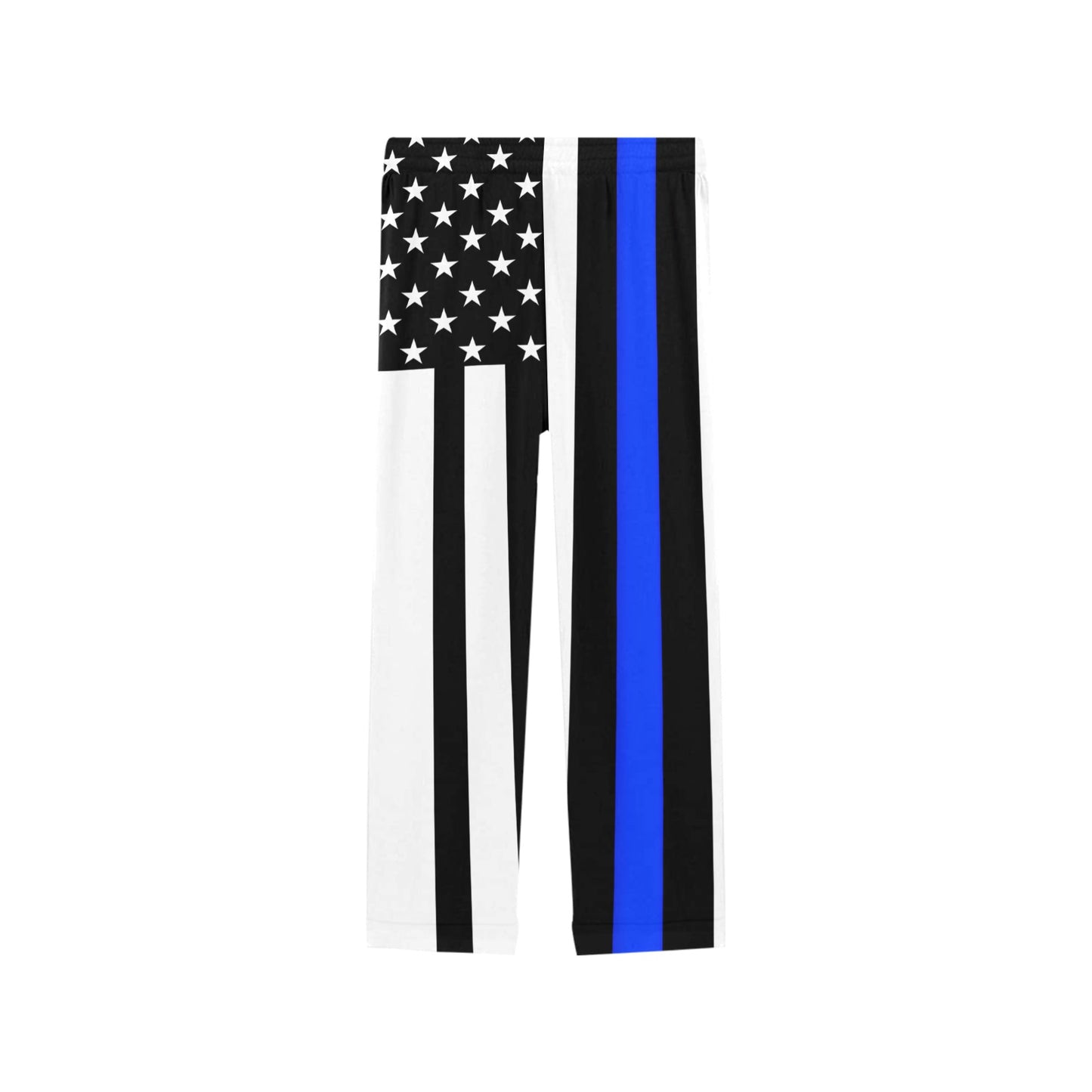 Thin Blue Line Flag Women's Pajama Trousers Made in the USA