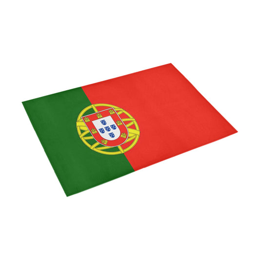 Portugal Flag Inspired Doormat 30" x 18" (Sponge Material)