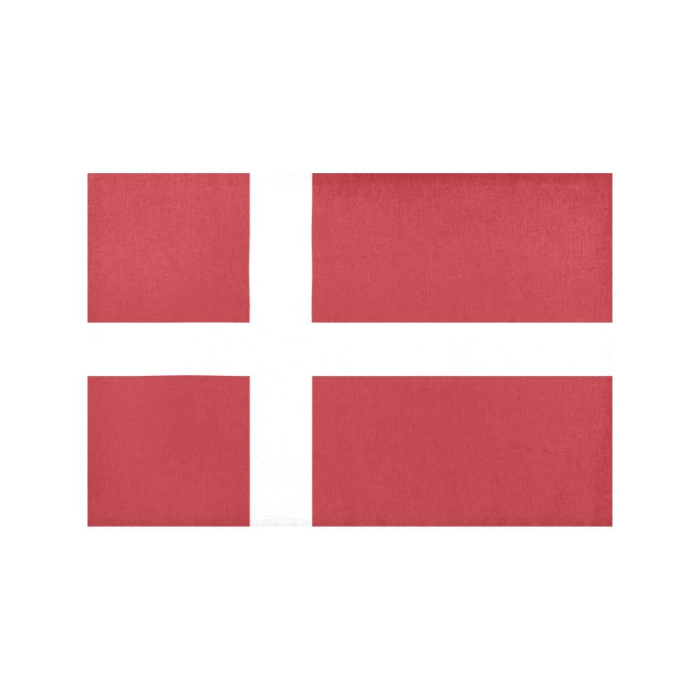 Denmark Flag Placemats 12" x 18" (Set of 6)
