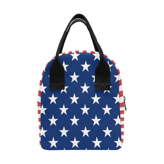 USA/American Flag Inspired Insulated Lunch Bag
