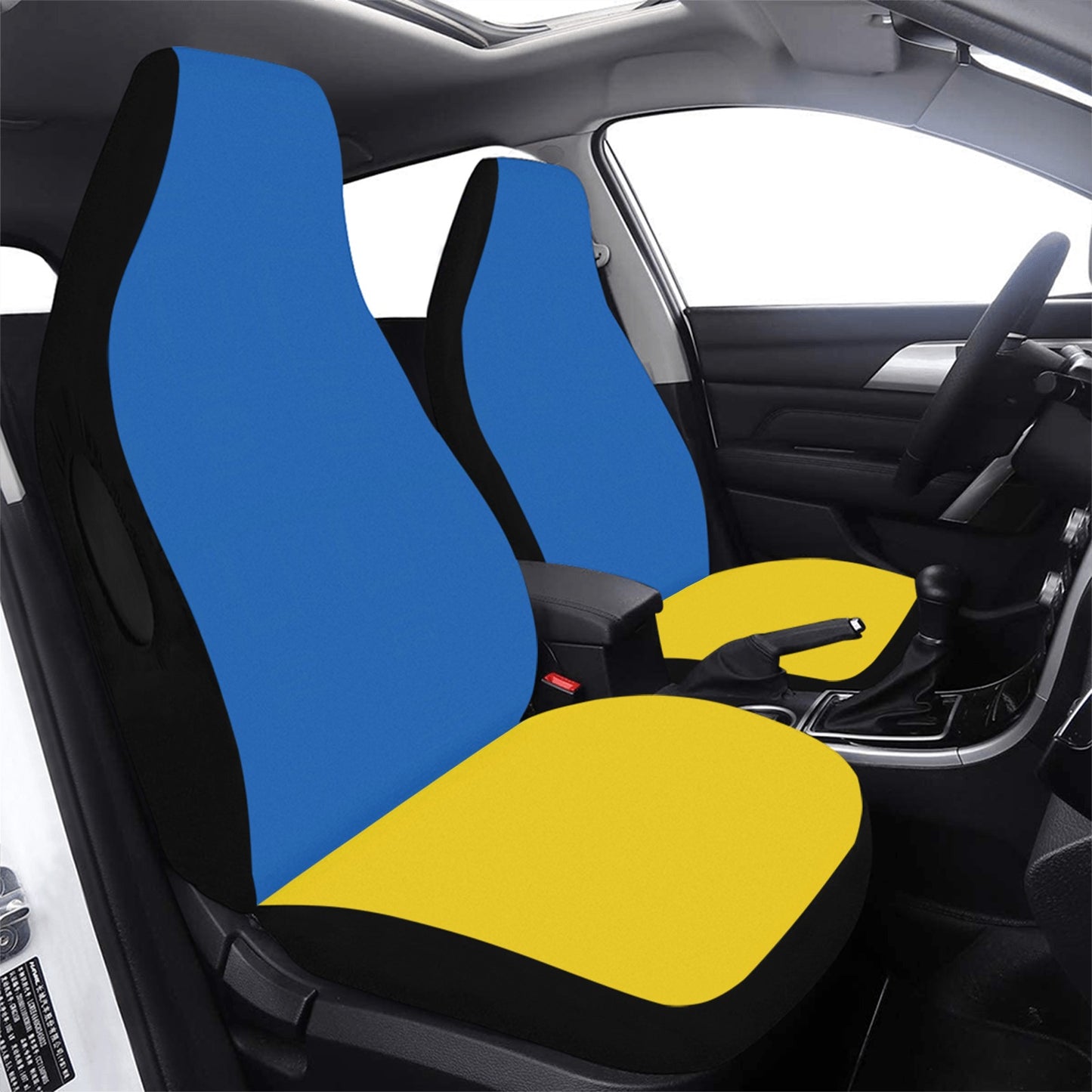 Ukraine Flag Car Seat Cover Airbag Compatible(Set of 2)