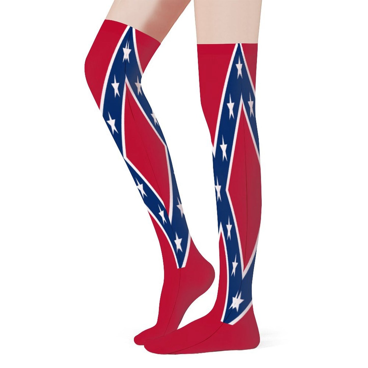Confederate States Flag Trendy Stockings(Long)