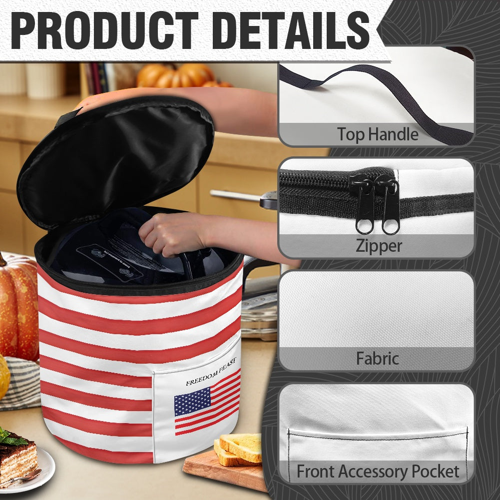 USA/American Flag Inspired Electric Pressure Cooker Insulation Bag