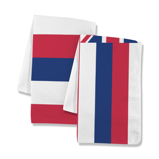 Hawaii Flag Inspired Kitchen Towel 40X60cm (Pack of 2) (Made in the USA)