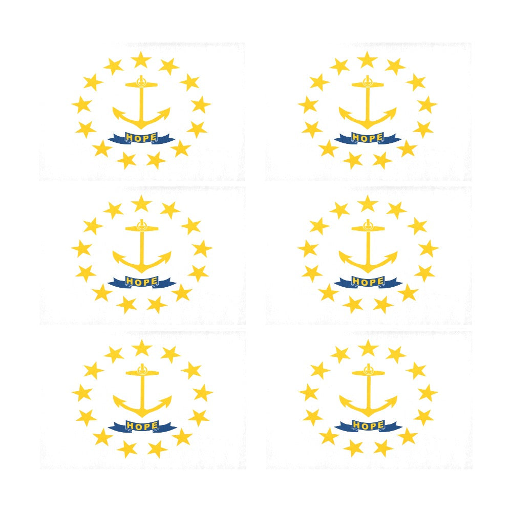 Rhode Island Flag Placemats 12" x 18" (Set of 6)