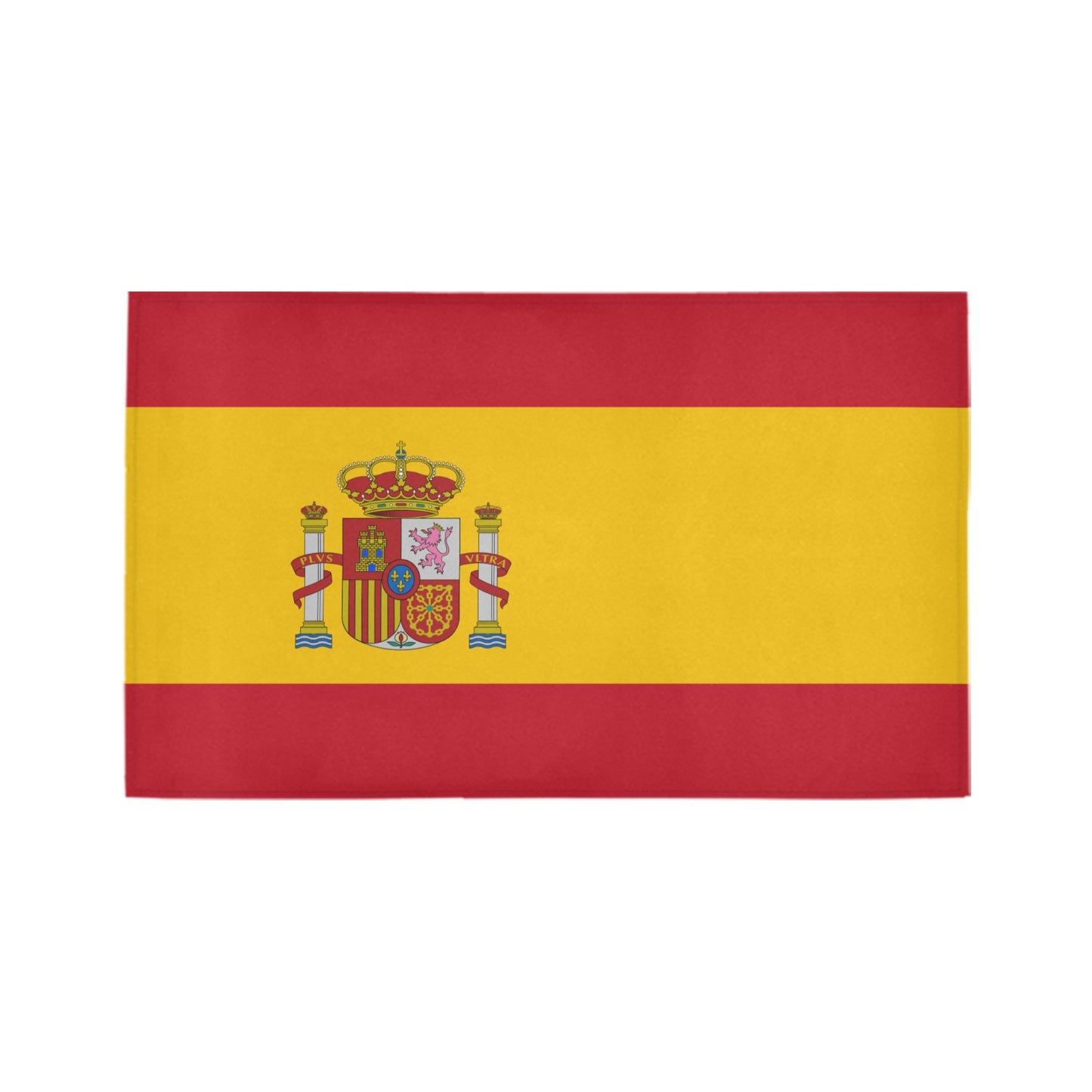 Spain Flag Inspired Doormat 30" x 18" (Sponge Material)