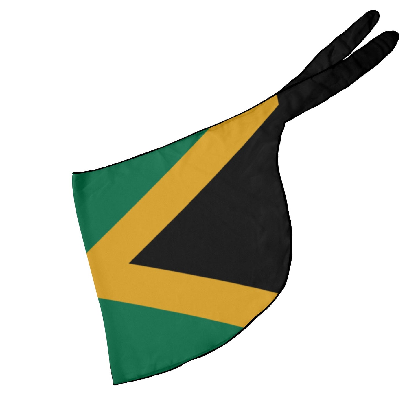 Dog bandana with Jamaican flag by Luv My Flag.