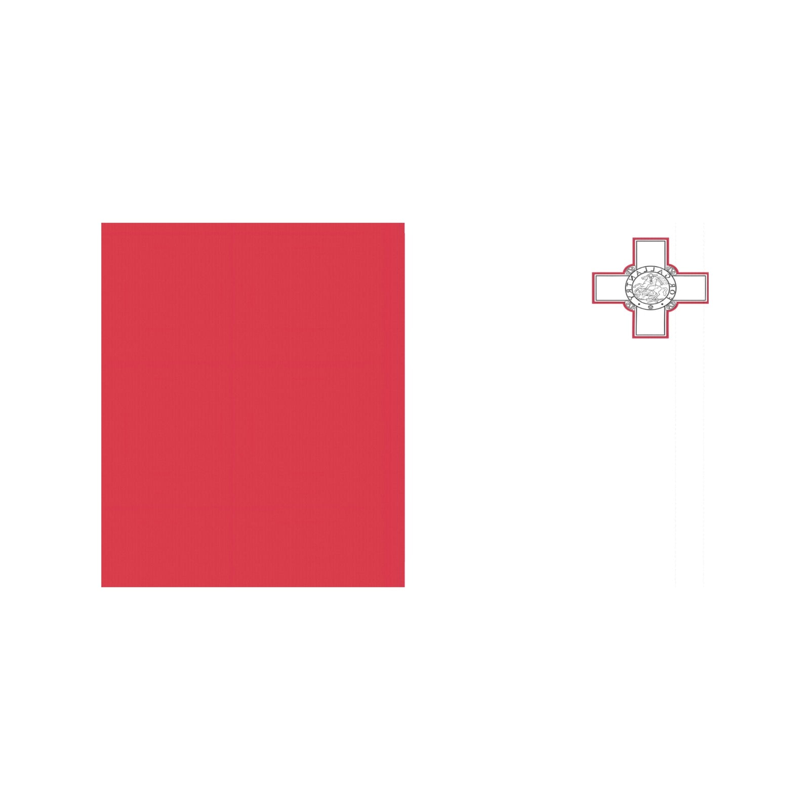 Luv My Flag design featuring Maltese flag with emblem.