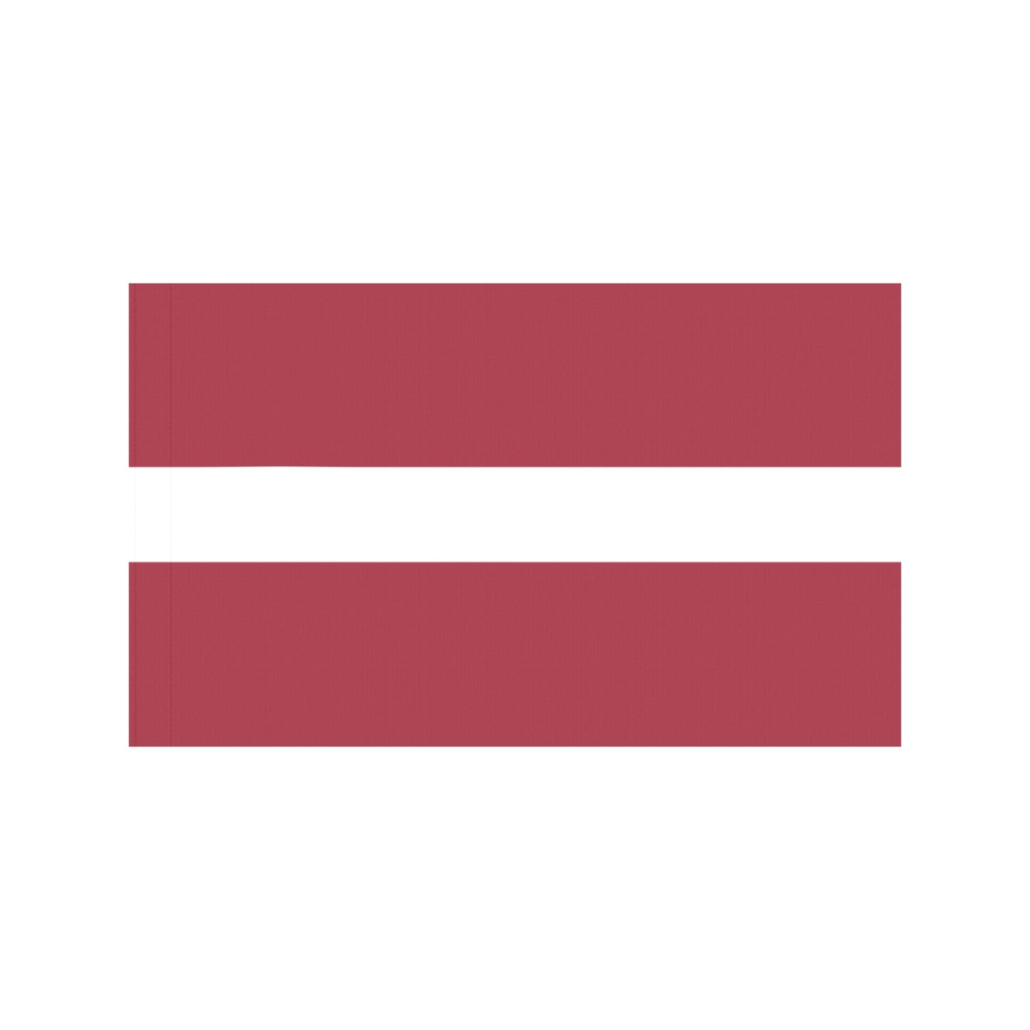 Luv My Flag design featuring Latvia's maroon and white pattern.