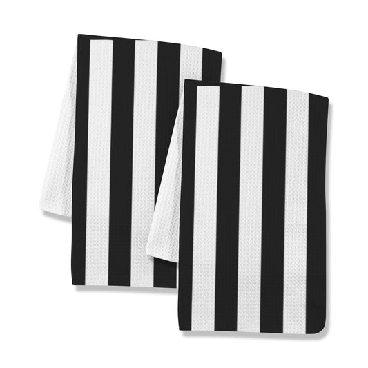 Thin Green Line Flag Inspired Kitchen Towel 40X60cm (Pack of 2) (Made in the USA)