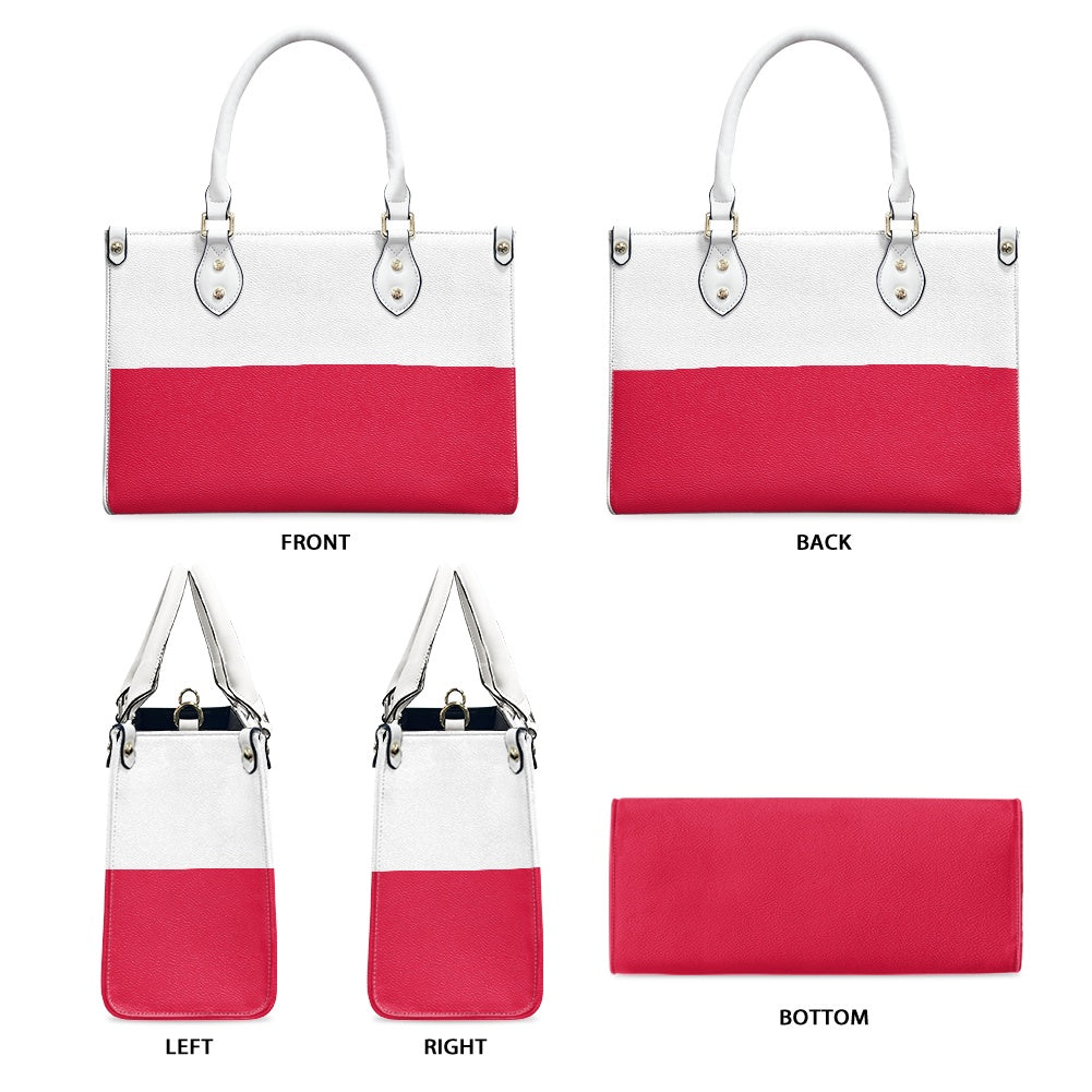 Poland Flag Bag With Pride Inside – PU Leather Purse With Everyday Glide - Luv My Flag