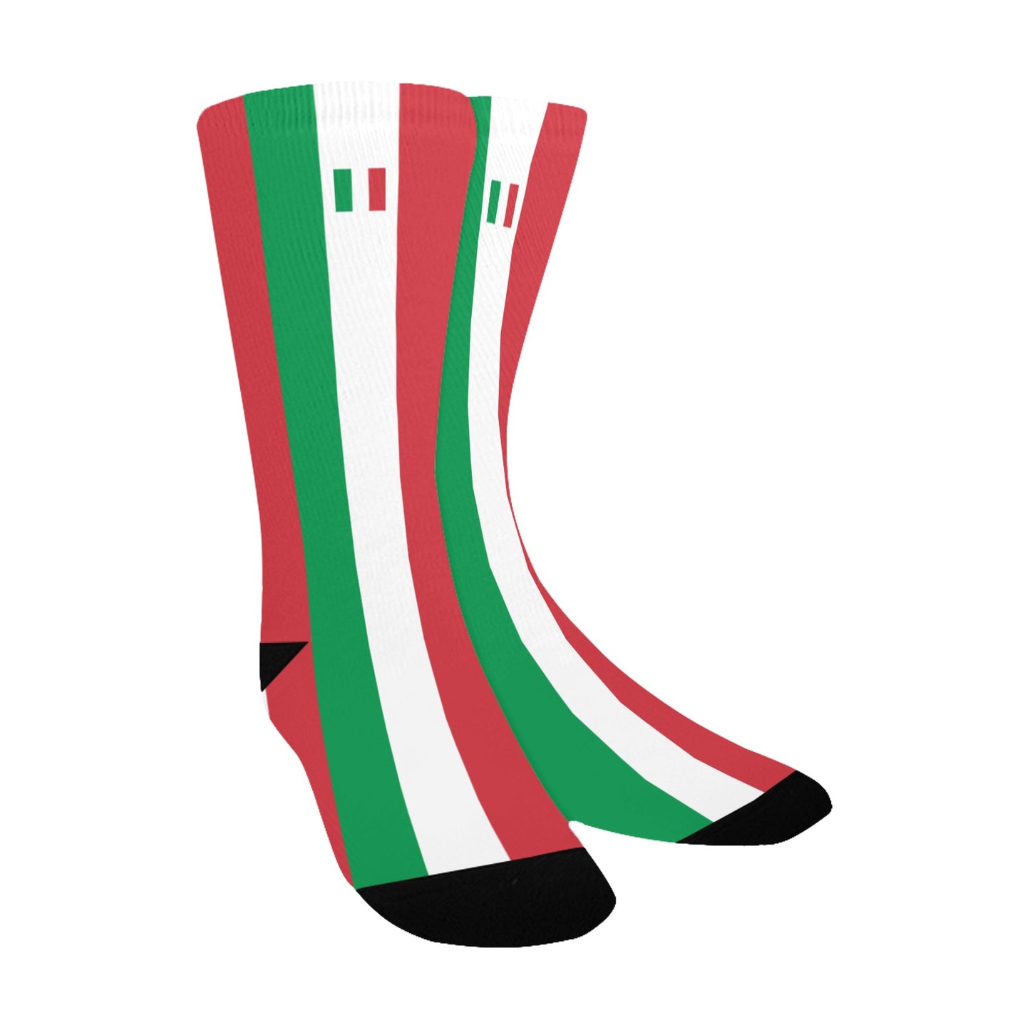 Italy Flag Inspired Kid's Custom Socks (Made in the USA)