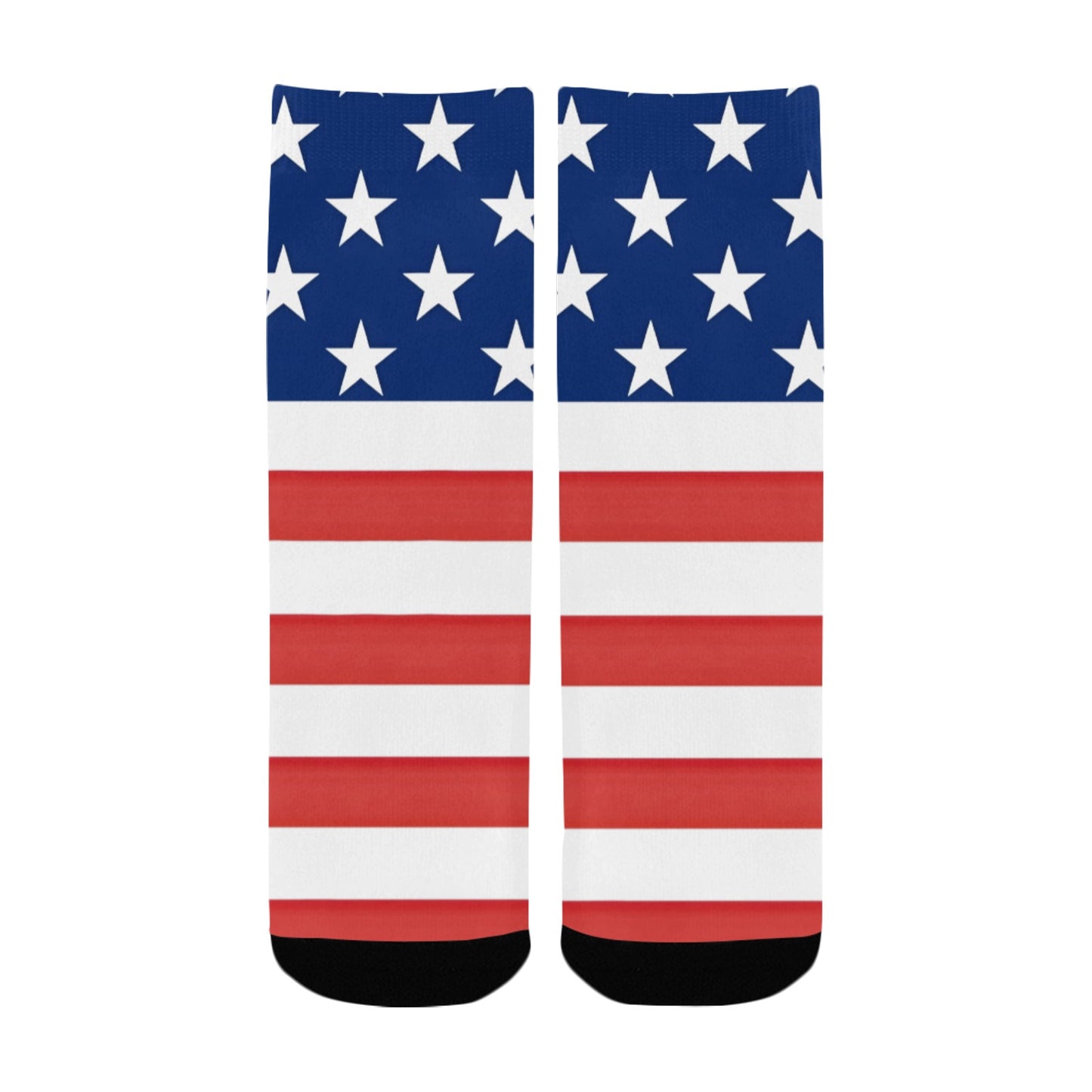 USA/American Flag Inspired Kid's Custom Socks (Made in the USA)