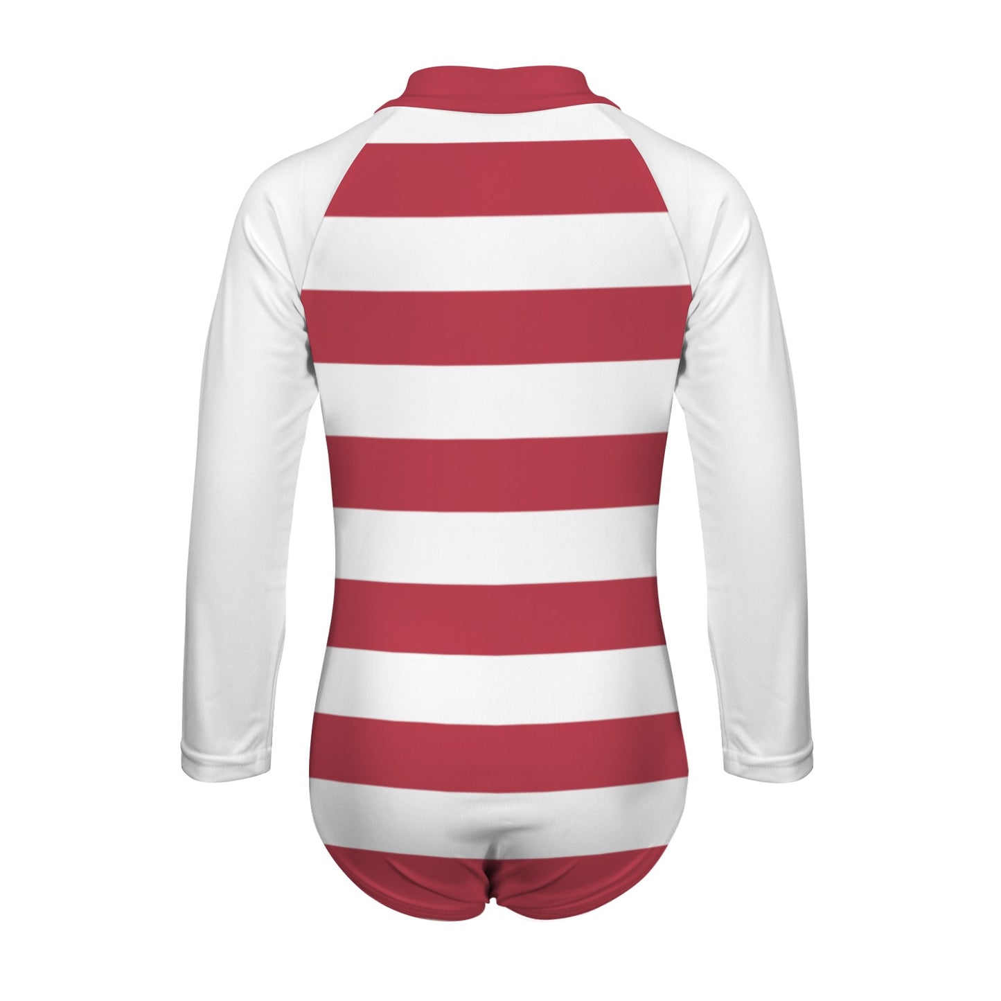 USA/American Flag Little Girls' Long Sleeve One-Piece Swimsuit