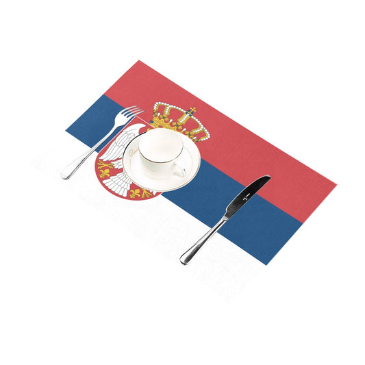 Serbia Flag Placemats 12" x 18" (Set of 6)