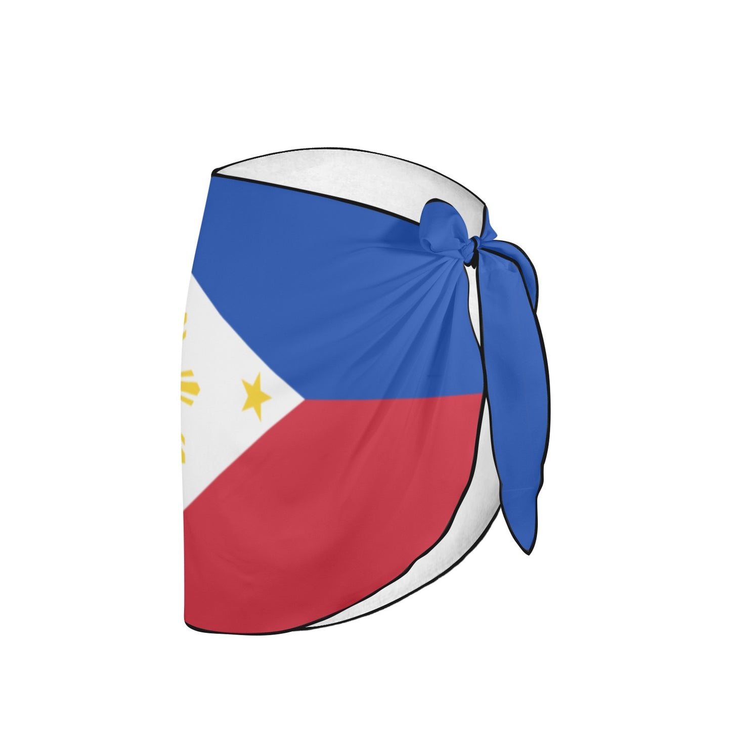 Luv My Flag sarong displaying the Philippine flag design.