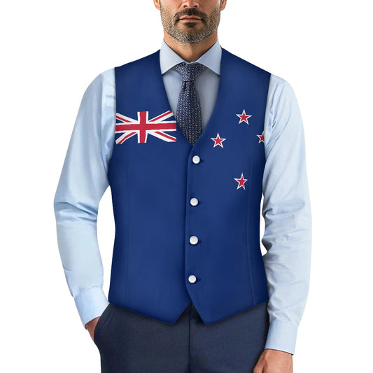 New Zealand Flag Suit vest jacket