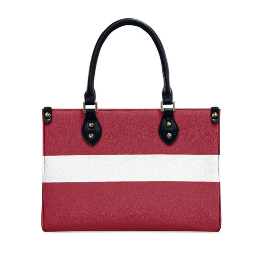 Latvia Flag Purse With Poise – PU Leather Shoulder Handbag for Bold Style - Luv My Flag