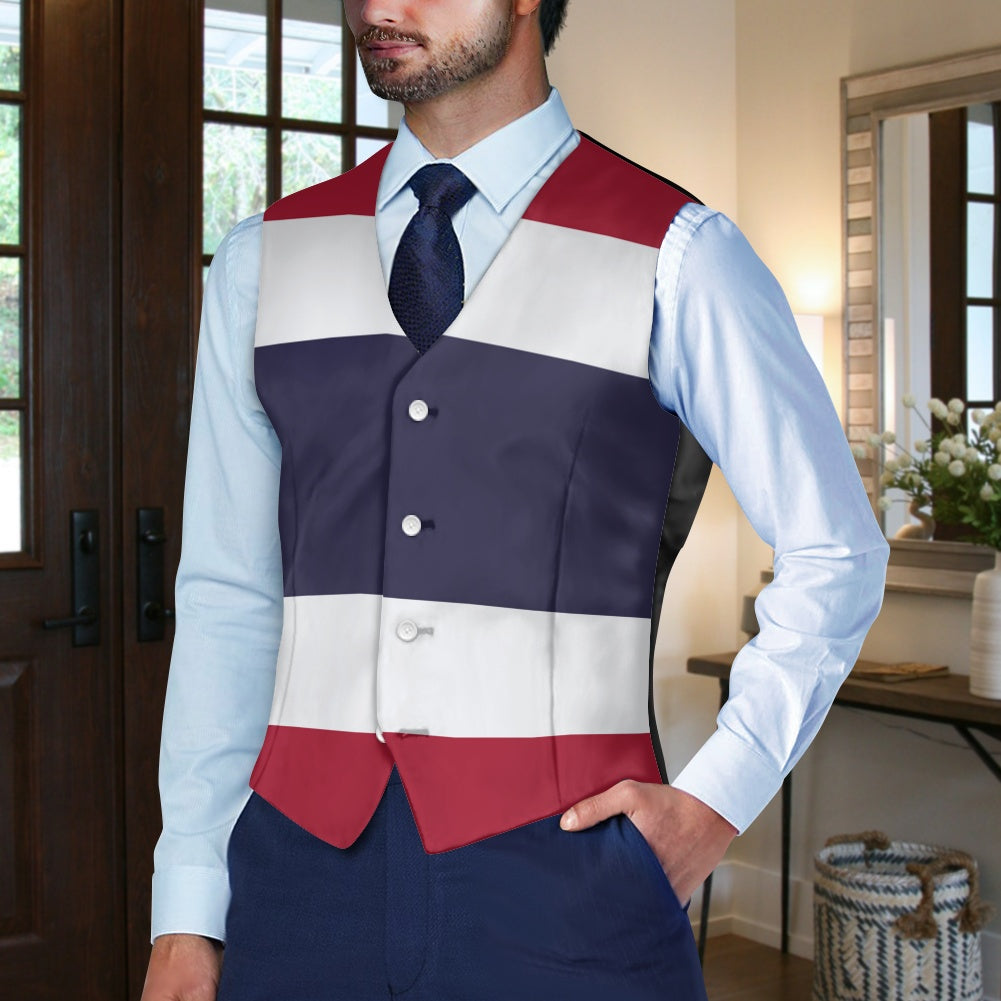 Thailand Flag Suit vest jacket