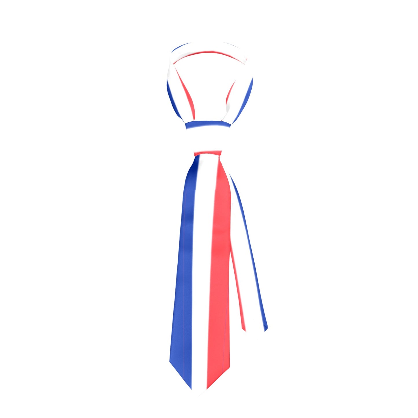 France Flag Inspired Classic Necktie (Two Sides)