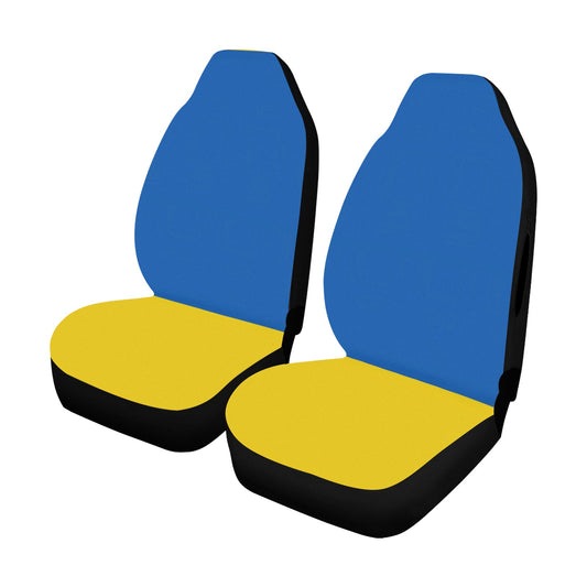 Ukraine Flag Car Seat Cover Airbag Compatible(Set of 2)