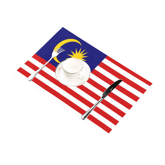 Malaysia Flag Placemats 12" x 18" (Set of 6)