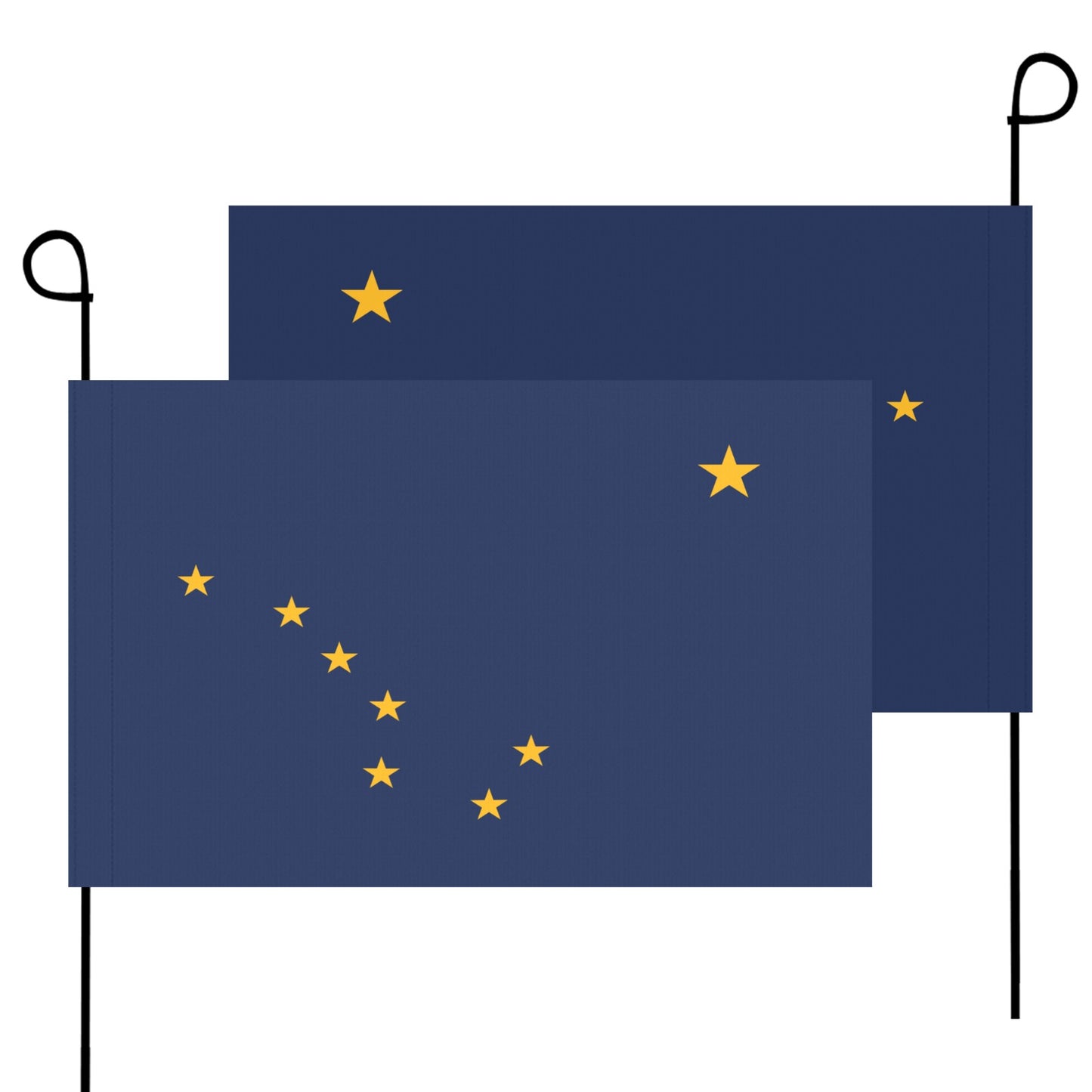 Two Alaska flags by Luv My Flag, displayed vertically.