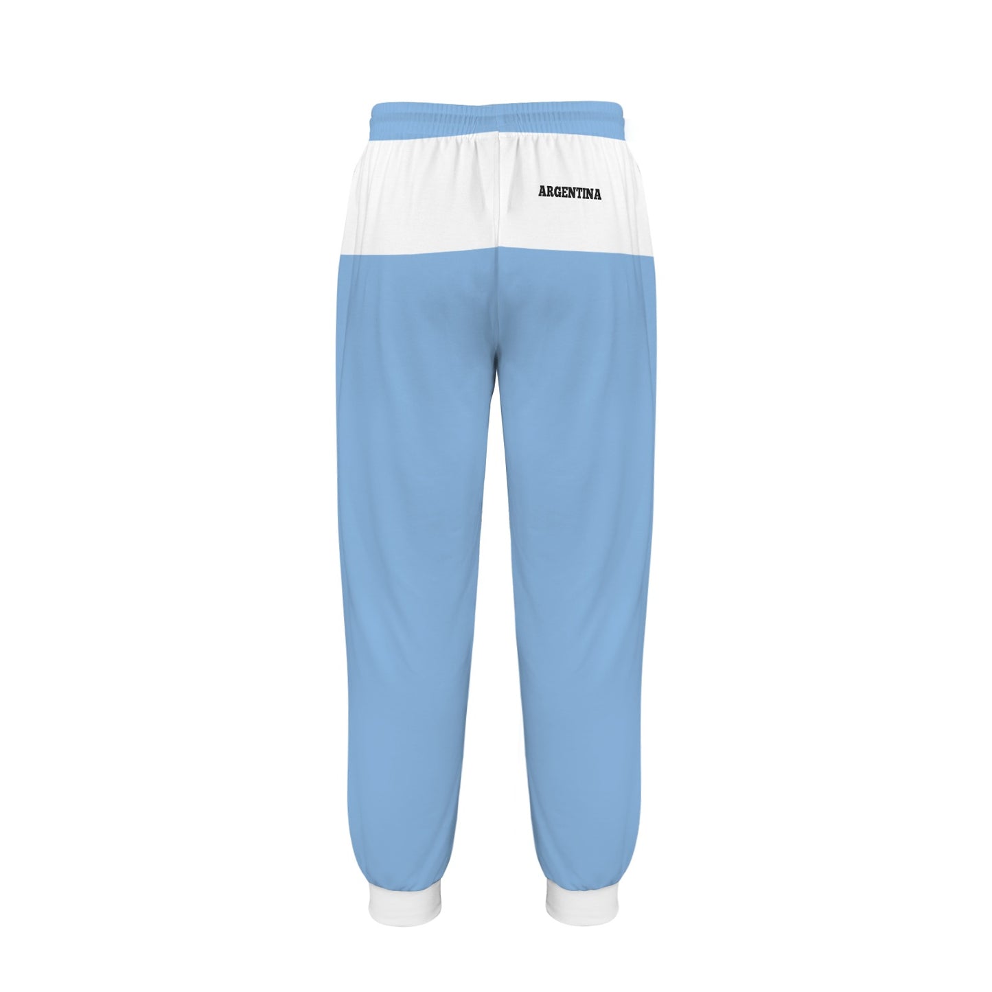Argentina Flag Inspired Men's Fleece Casual Sweatpants