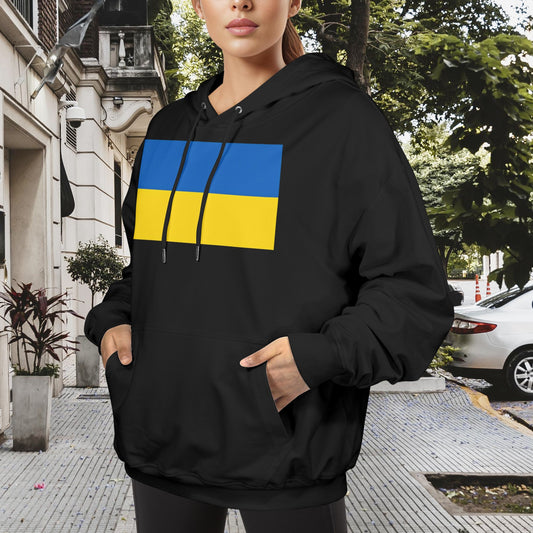 Ukraine Flag Women's Hoodie Made in the USA