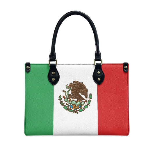 Mexico Flag Chic & Sleek PU Leather Handbag – Viva Style on the Go - Luv My Flag