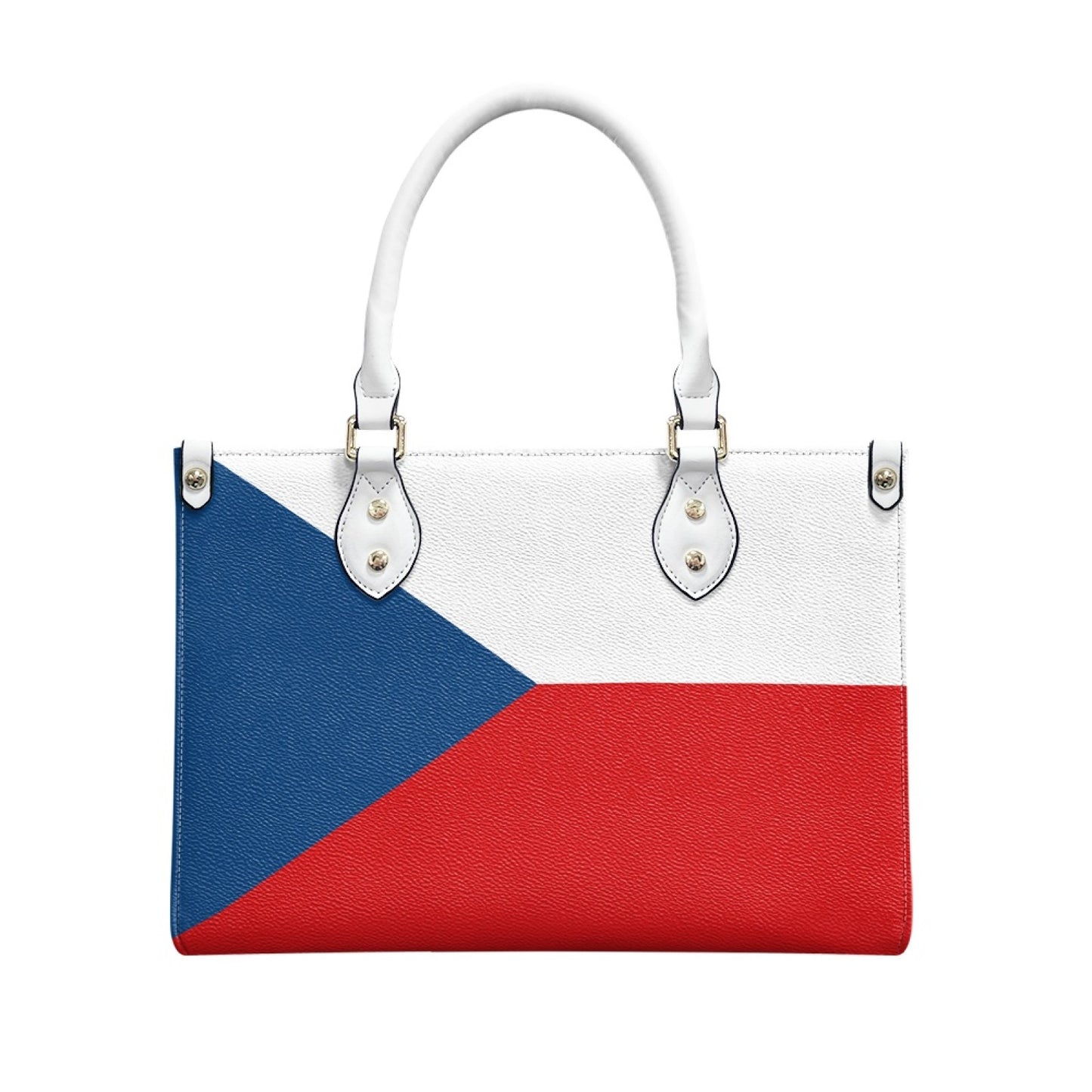 Czech Republic Flag Inspired Handbag – PU Leather Purse That Pops with Prague Style Stops - Luv My Flag