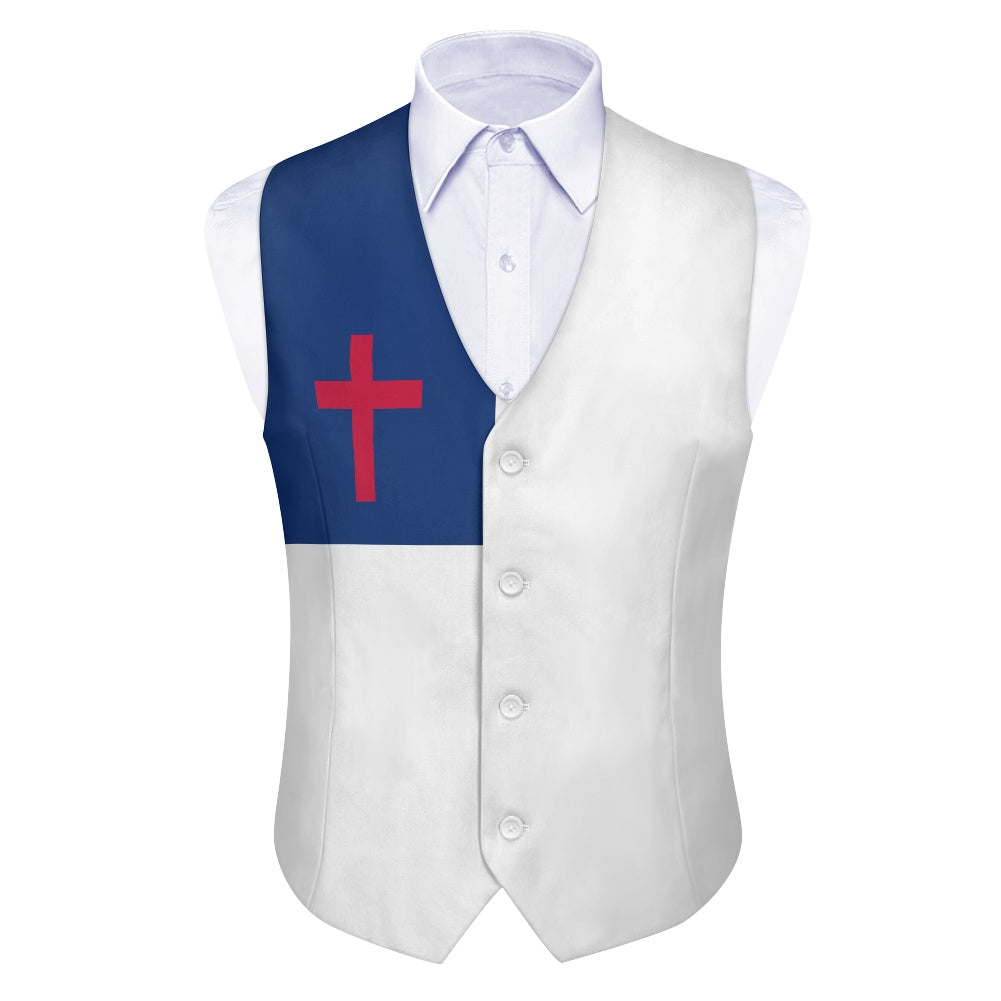 Christian Flag Suit vest jacket