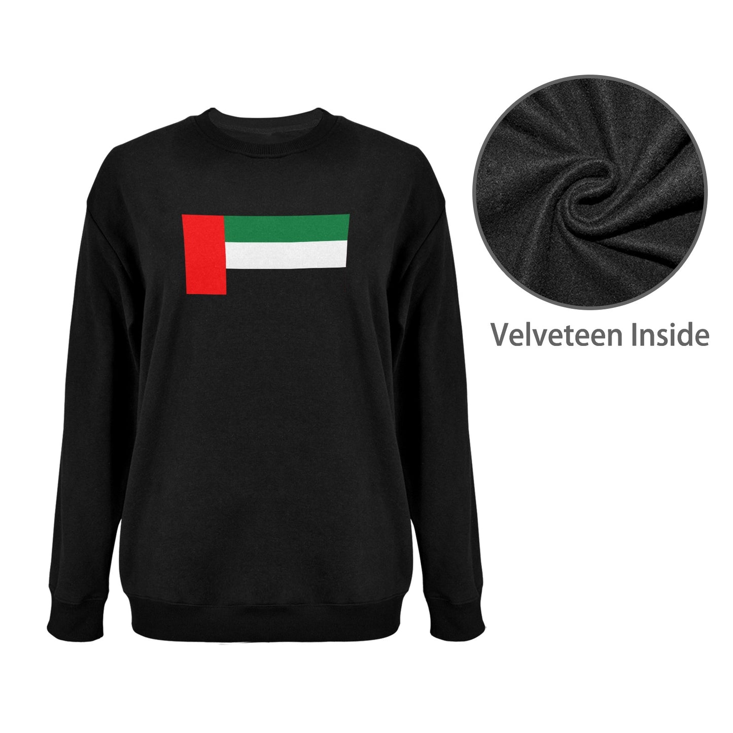 United Arab Emirates Flag Unisex Fleece Sweatshirt (Made in the USA)