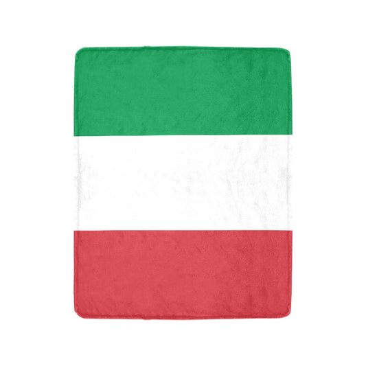 Italian flag design blanket by Luv My Flag brand.