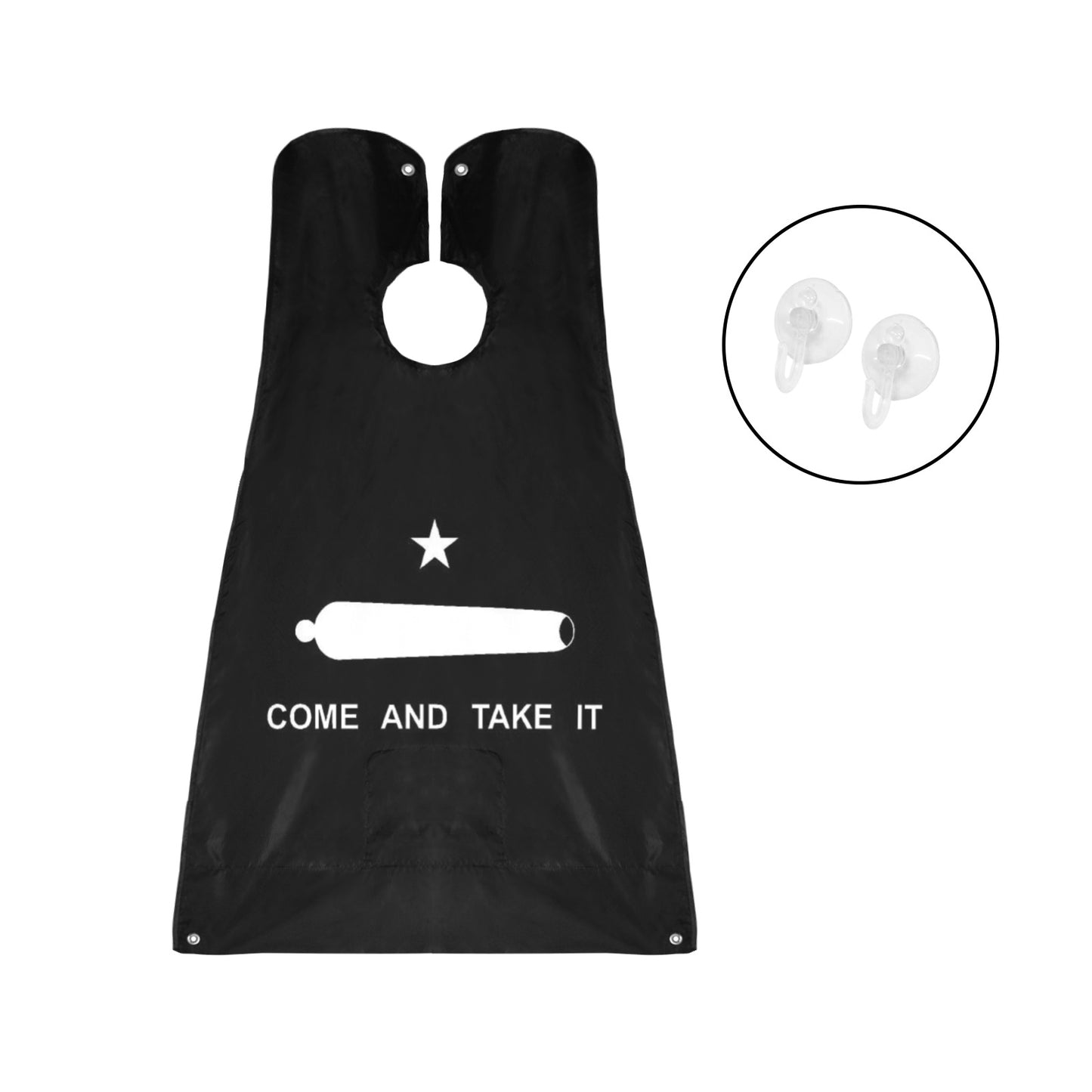 Come and Take It Flag Beard Bib Apron for Men Shaving & Trimming