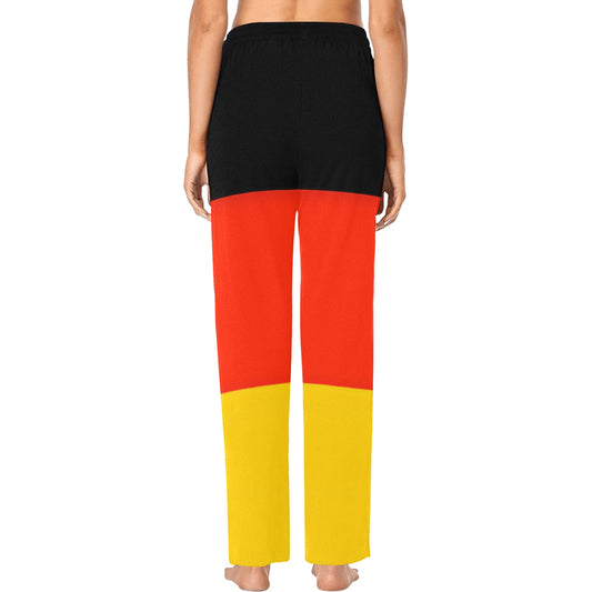 Germany Flag Women's Pajama Trousers Made in the USA