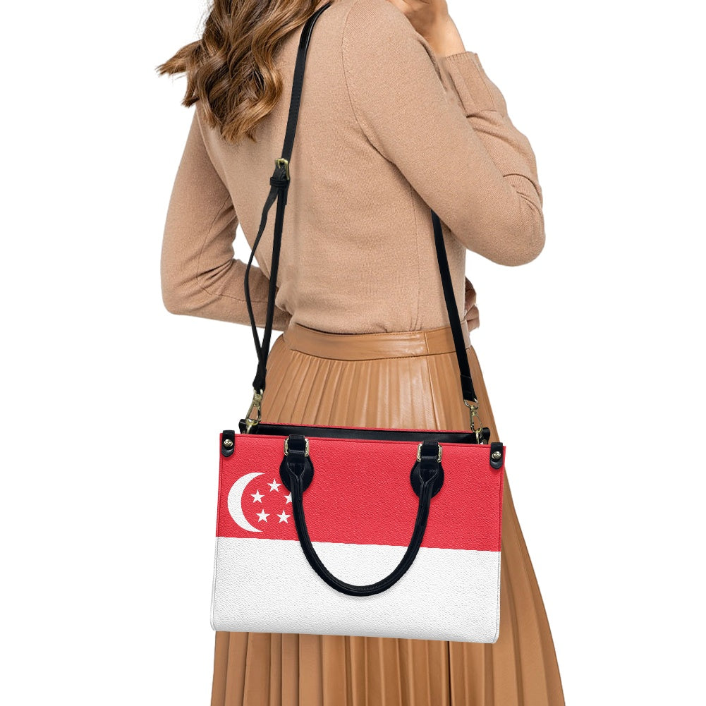 Singapore Ladies PU handbag - Luv My Flag