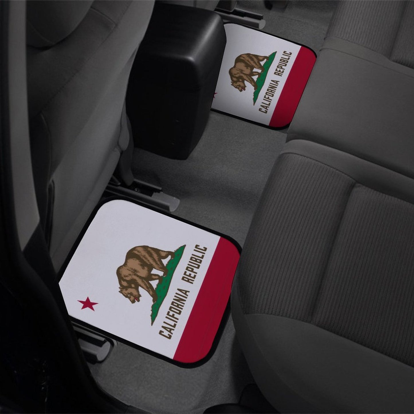 California Flag Inspired Car Floor Mats(4pcs)