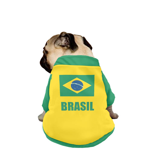 Brazil Pet Hooded Sweatshirt