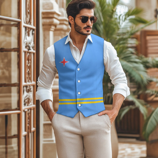 Aruba Flag Suit vest jacket