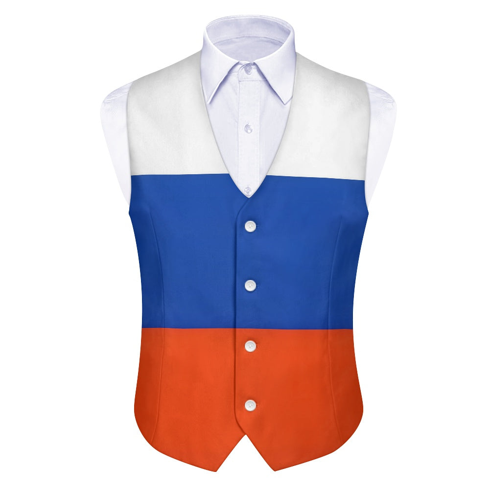 Russia Flag Suit vest jacket