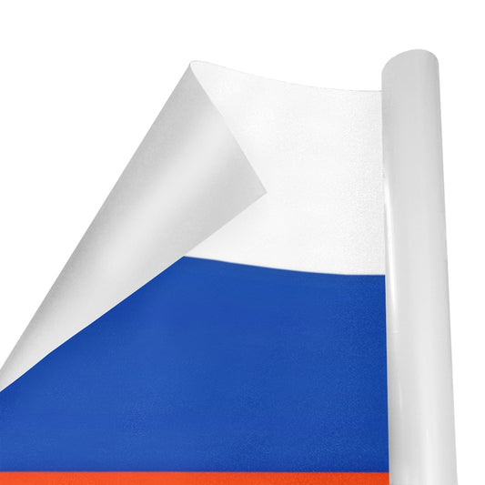 Russia Flag Inspired Custom Gift Wrapping Paper 58"x 22.5" (4 Rolls)