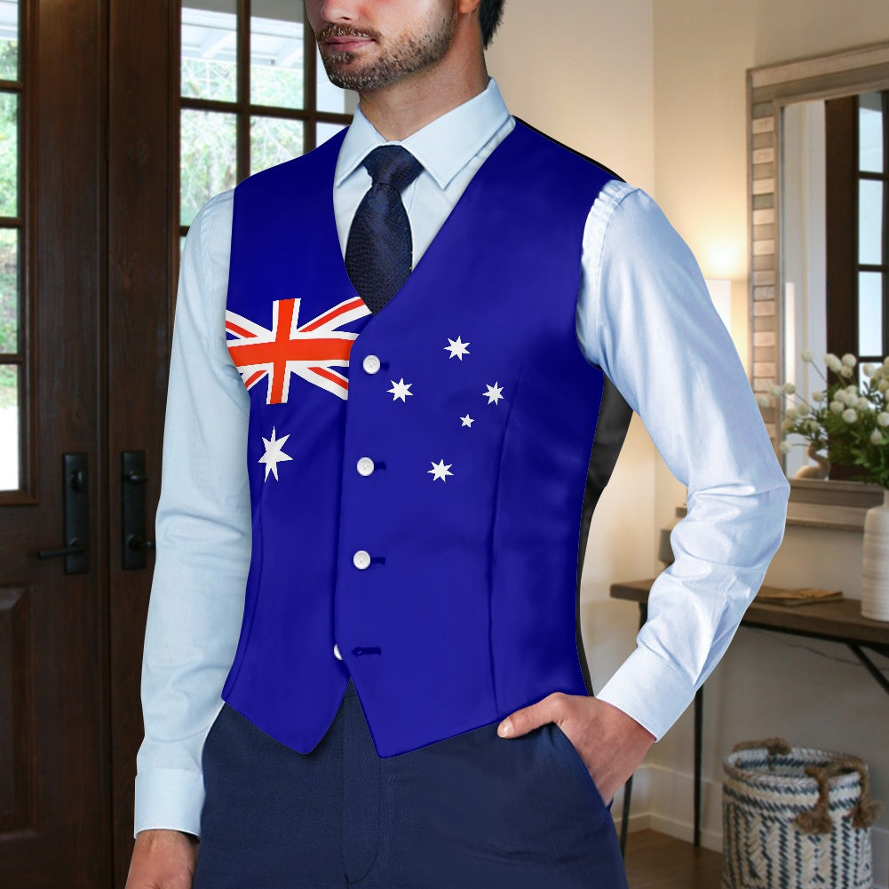 Australia Flag Suit vest jacket
