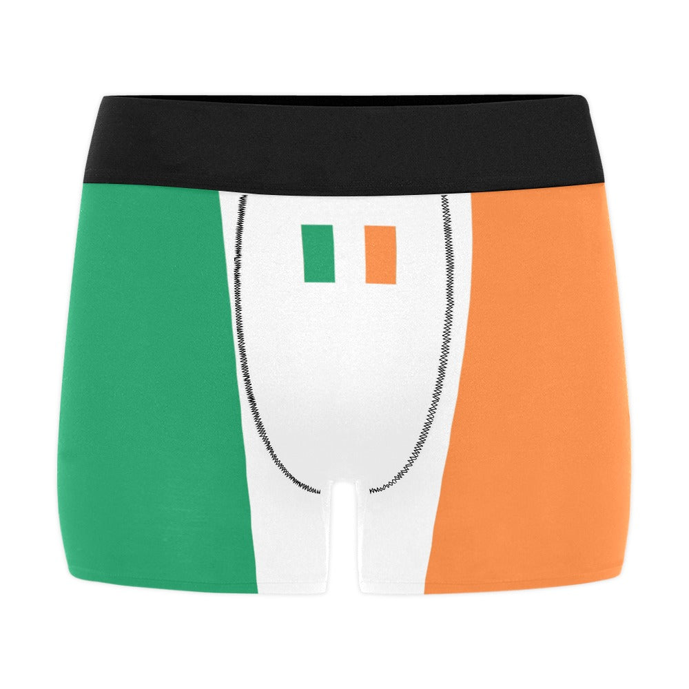 Ireland Flag Inspired Mens Boxer Briefs Made in the USA