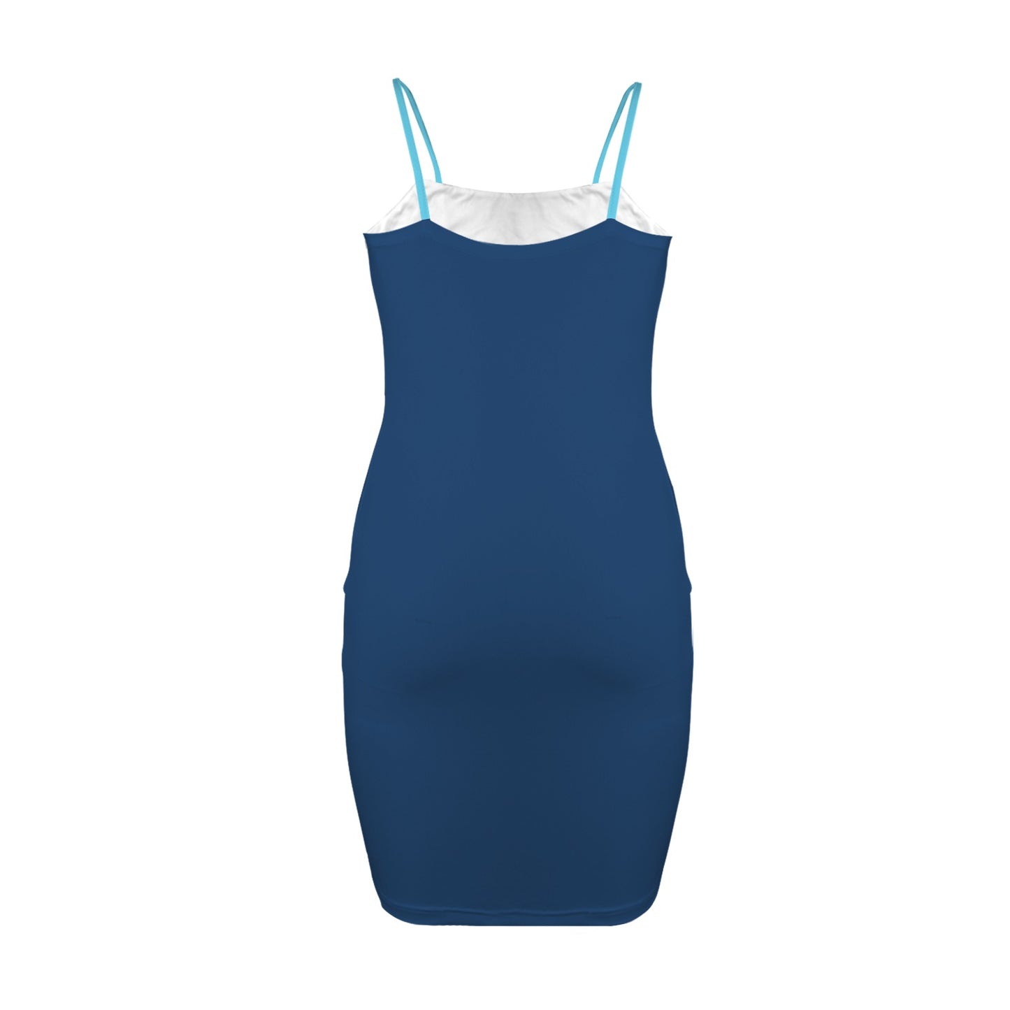 Minnesota Flag Inspired Backless Spaghetti Strap Bodycon Dress