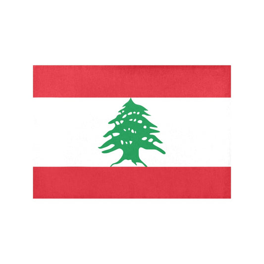 Lebanon Flag Placemats 12" x 18" (Set of 6)