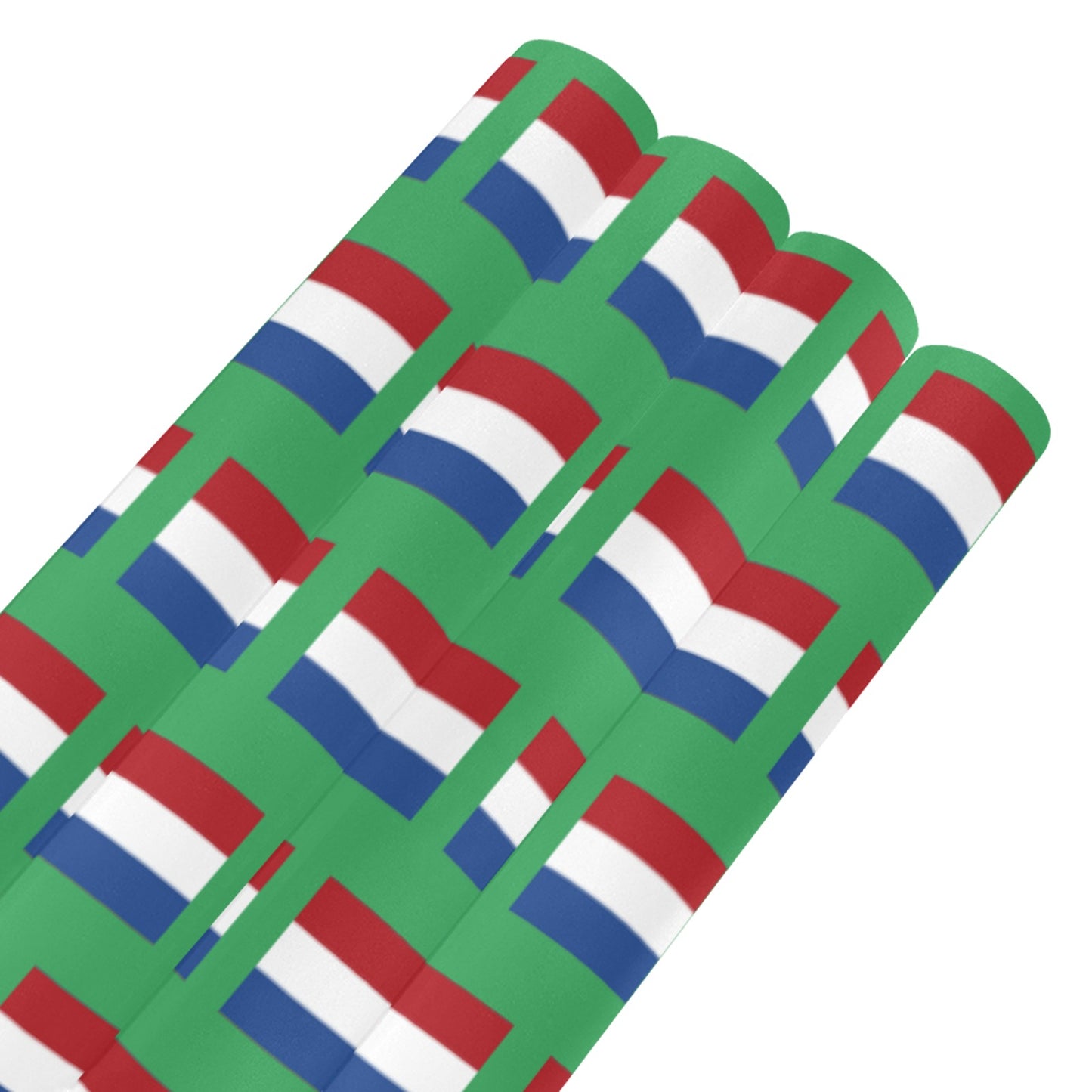 Netherlands Flag Custom Gift Wrapping Paper 58"x 22.5" (4 Rolls)