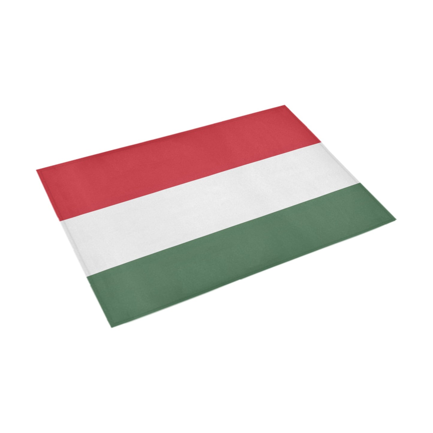 Hungary Flag Inspired Doormat 30" x 18" (Sponge Material)