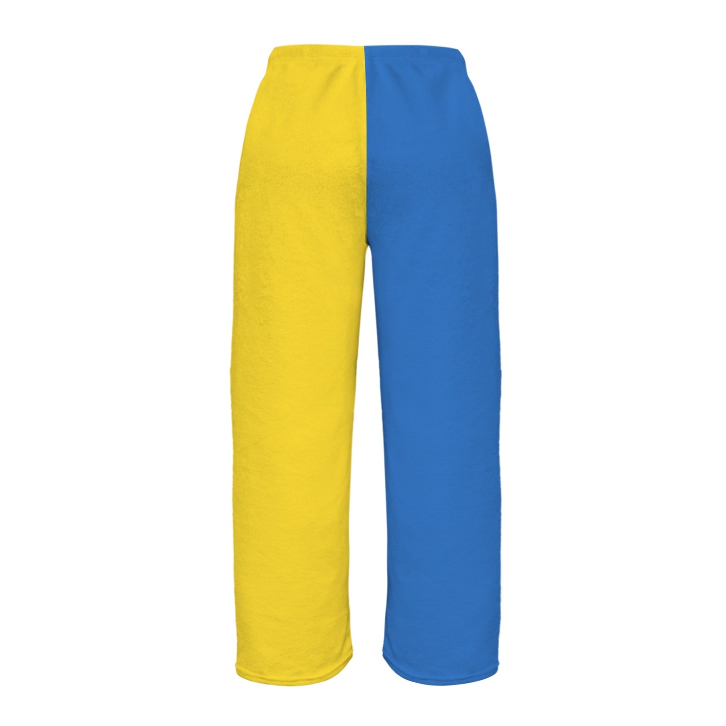 Ukraine Flag Inspired Women's Flannel Pajama Trousers Made in the USA