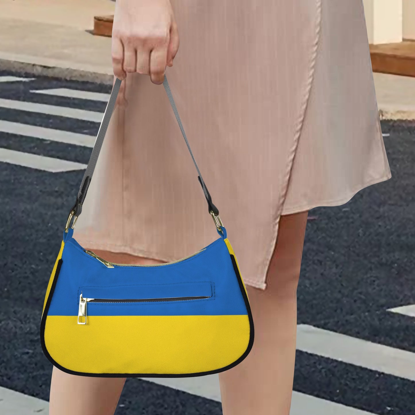 Ukraine Flag Inspired Women's Shoulder Bag